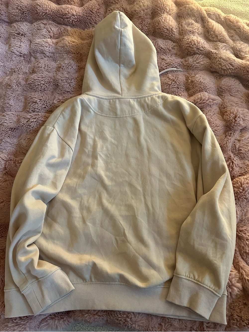 H&M Beige Cream Pullover Hoodie - Picture 2 of 2